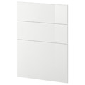 METOD 3 fronts for dishwasher, Ringhult white, 60 cm