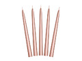 Candle 24cm 10pcs, rose gold