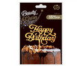 Acrylic Cake Topper Happy Birthday, gold