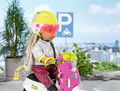 Zapf Scooter Helmet for Baby Born Doll 43cm 3+