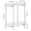 OLIVBLAD Plant stand, in/outdoor dark grey, 56 cm
