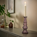 MYRMOSAIK Candlestick, pink, 22 cm