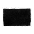 GoodHome Bath Mat Sedna 50 x 80 cm, black