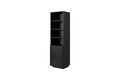 Shelving Unit Bookcase Asha 50cm, matt black