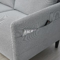 ANGERSBY 3-seat sofa, with chaise longue/Knisa light grey