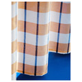 GLANSHAGTORN Curtain, 1 piece, orange white/blue, 300x250 cm