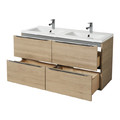 Wall-mounted Basin Cabinet GoodHome Imandra 120cm, wood