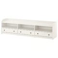 HAUGA TV bench, white, 206x46x54 cm