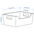 UPPDATERA Box, anthracite, 24x17 cm