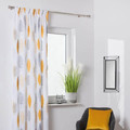 Splendid Curtain Gale 140x300 cm, silver/mustard