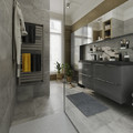 Bathroom Wall Cabinet GoodHome Imandra 60x90x15cm, grey