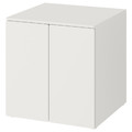SMÅSTAD / PLATSA Cabinet, white white, with 1 shelf, 60x55x63 cm