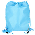 Drawstring Bag School Shoes/Clothes Bag, light blue