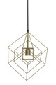 Pendant Lamp Kubinka 25x25x27, antique bronze