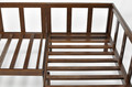 Garden Outdoor Corner Sofa, wood, dark brown, beige