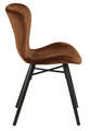 Chair Batilda, velvet, copper