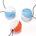 SOLVINDEN LED lighting chain with 24 lights, outdoor solar-powered/globe multicolour