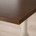 IDÅSEN Desk, brown, beige, 120x70 cm