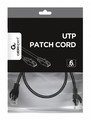 Gembird Patch Cord cat.6 UTP 0.25m black