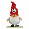 Wooden Christmas Gnome Ornament, 8x14 cm, 1pc, assorted models