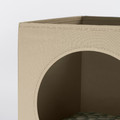 UTSÅDD Cat house, beige, 33x38x33 cm