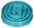 Outward Hound Fun Feeder Dog Bowl, turquoise