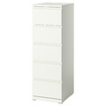STORKLINTA Chest of 5 drawers, white, 40x50x120 cm