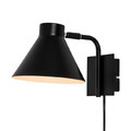 GoodHome Wall Lamp Masoala 1-P E27, black