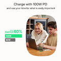 GREEN CELL Cable USB-C-USB-C PowerFlex 100W, silicone, 1.2m, green