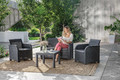 Outdoor Furniture Set ROSALIE SET, graphite