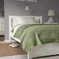 INDIRA Bedspread, grey-green, 150x250 cm
