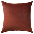 SANELA Cushion cover, red/brown, 65x65 cm