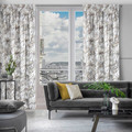 Curtain Rhodes 140x270 cm, white/silver