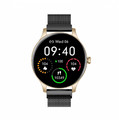 Garett Smartwatch Classy, gold-black steel