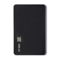 Qoltec Aluminium External Hard Drive Case HDD/SSD 2.5'' SATA3 | USB 2.0, black