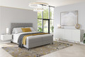 Wall-Mounted Bedside Table Scalia 50 Set of 2, matt white