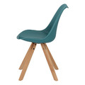 Dining Chair Norden Star Square, natural/sea