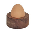 Egg Stand, round, acacia