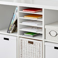 KALLAX Insert with 4 shelves, white,  33x36x33 cm