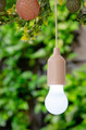 Pendant LED Lamp, battery-operated, pink