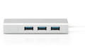 Digitus Hub 3-port USB 2.0 Type-C Gigabit LAN