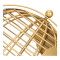 Decorative Metal Globe 28cm, gold