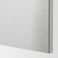 VÅRSTA Drawer front, stainless steel, 40x20 cm