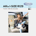 Graco Affix i-Size Car Seat, Midnight, 100−150 cm/ 3.5 -12y