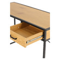 Desk Oxford with Drawer, oak/black