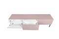 TV Cabinet Nicole 200 cm, antique pink, black legs
