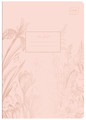 Notebook A5 60 Sheets Squared Metallic Rose 10-pack, assorted patterns