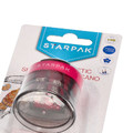 Starpak Double Plastic Sharpener Volcano, pink