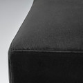 BERGMUND Chair cover, medium long, Djuparp dark gray