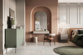 Three-Door Cabinet Sonatia 150cm, olive